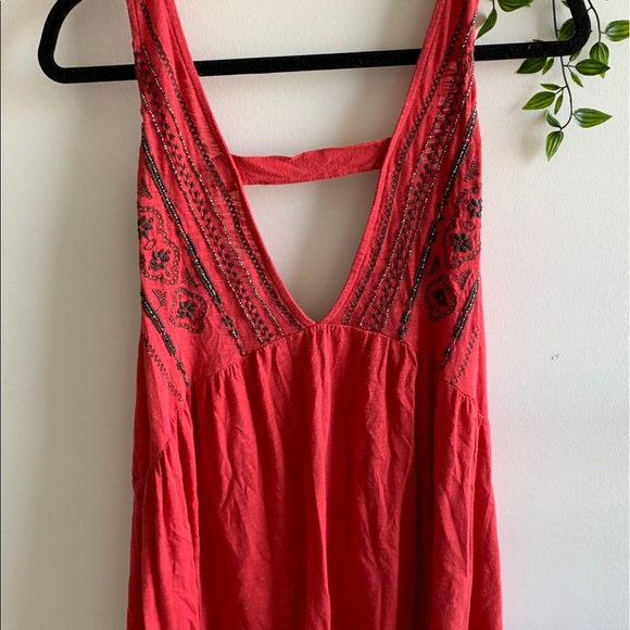 Free People Red Tunic - Picture 3 of 5
